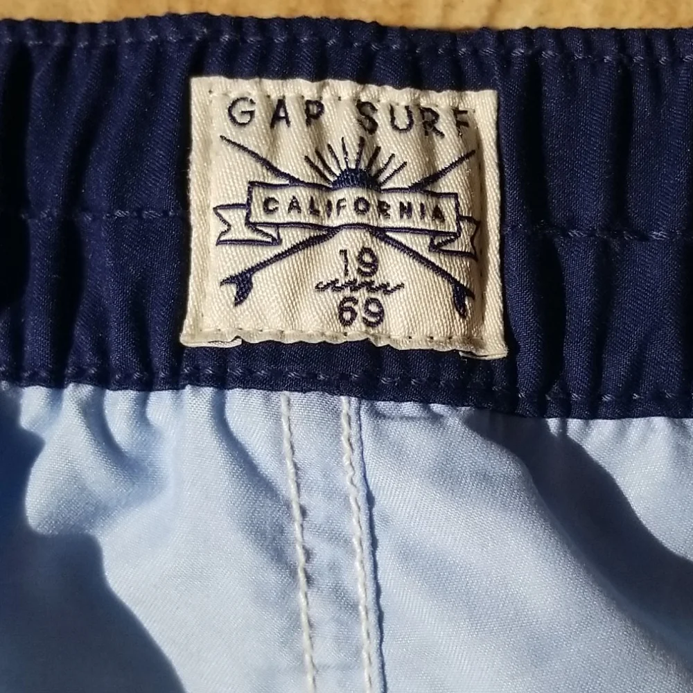 GAP light blue stripe trunks xxl 14